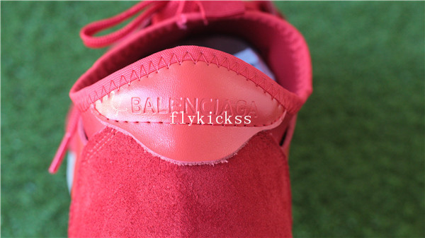 Balenciaga Race Runner Trainers Red